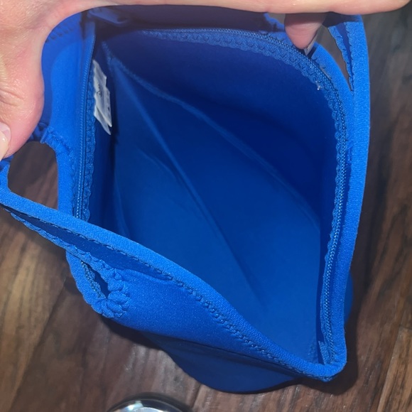 Byo by Built Rambler blue lunch bag zipper closure insulated with carry handles - Picture 3 of 8